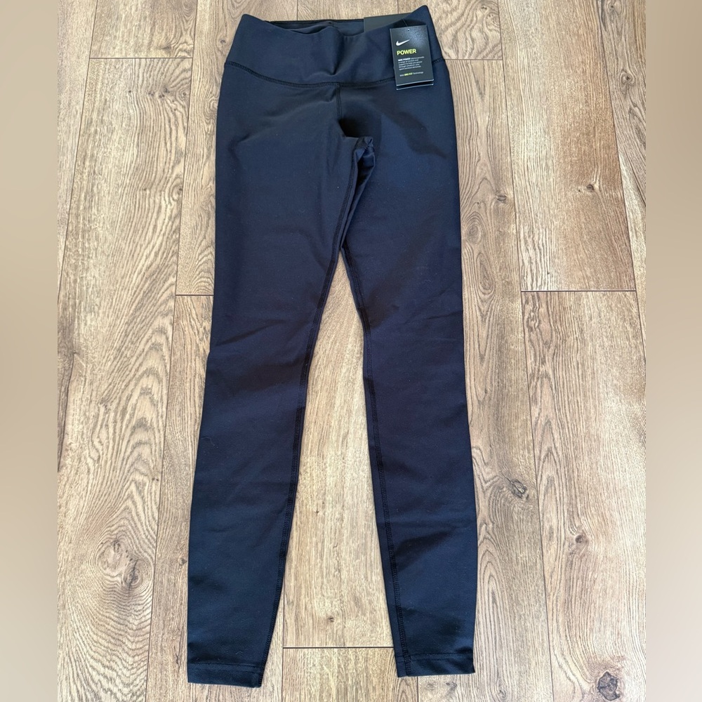 BRAND NEW Nike Legend Women’s Black Power Dri- Fit Leggings - Picture 1 of 10